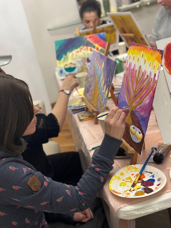 Weekly women's farbrengen (meetings)